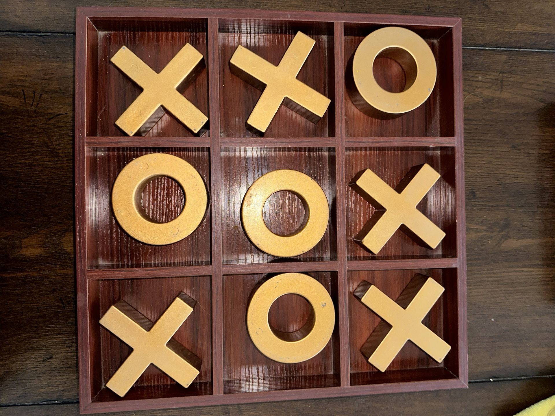 Wooden Tic Tac Toe