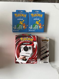 Pokémon Polaroid Now Gen 3 Camera Bundle – 16 Photos + Strap