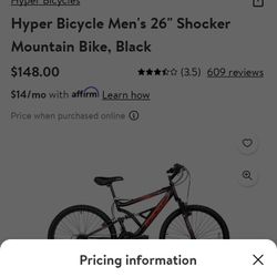 Men's 26 Inch Mountain Bike