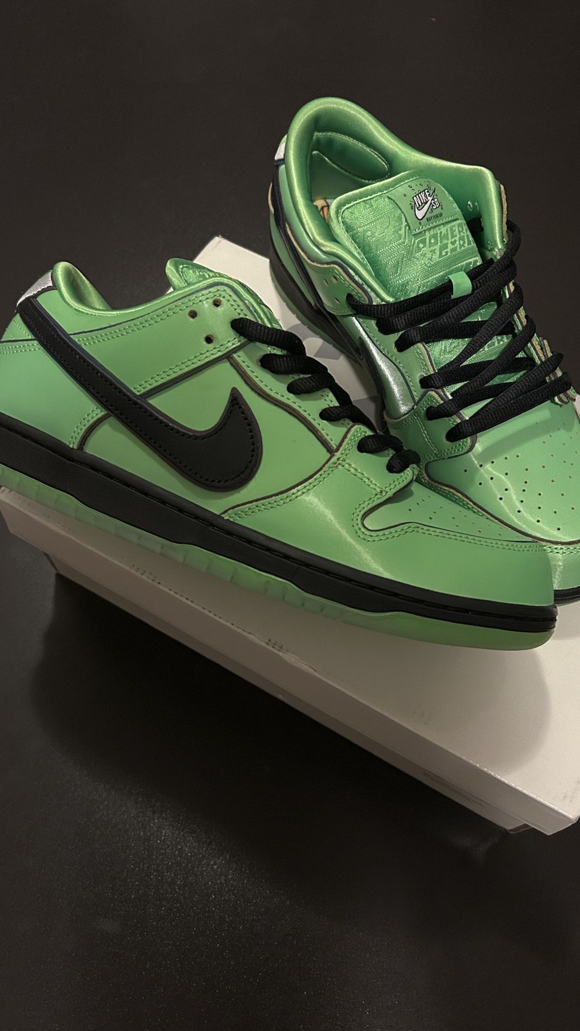Buttercup Powerpuff Girl Dunks
