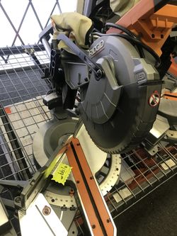 Ridgid 10” sliding Miter Saw