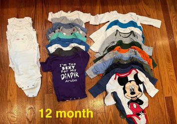 12 Month baby boy clothing