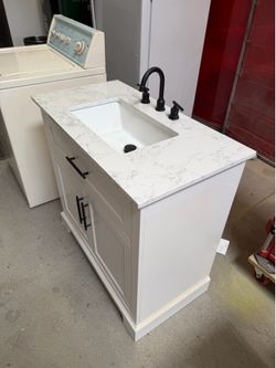 Bathroom Vanity everything including back stone