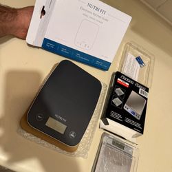 Kitchen Scale Digital Weight, Cooking Scale for Food Ounces and Grams, 4 Units with 0.1oz/1g Precision, LCD Display with Tare Function  New sealed pac