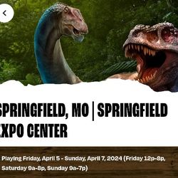 2 Tickets To Jurassic Quest April 5th 4pm