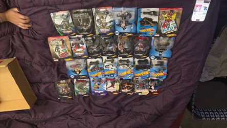 Hot Wheels Marvel DC Comics Die-Cast Lot