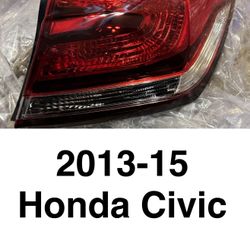 2013-15 Honda Civic Tail Light New 