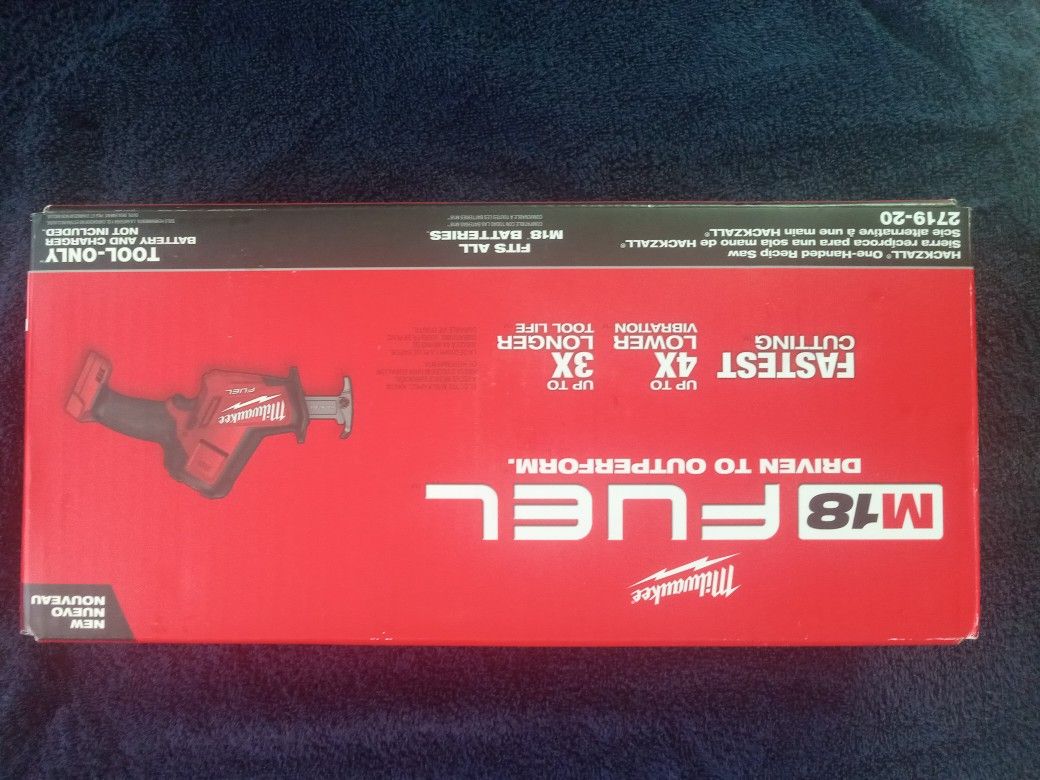 Milwaukee
M18 FUEL 18V Lithium-Ion Brushless Cordless HACKZALL Reciprocating Saw (Tool-Only)