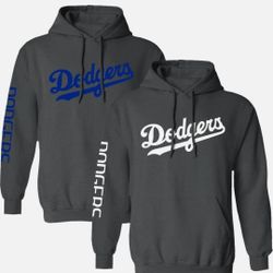 Charcoal DODGERS HOODIE 