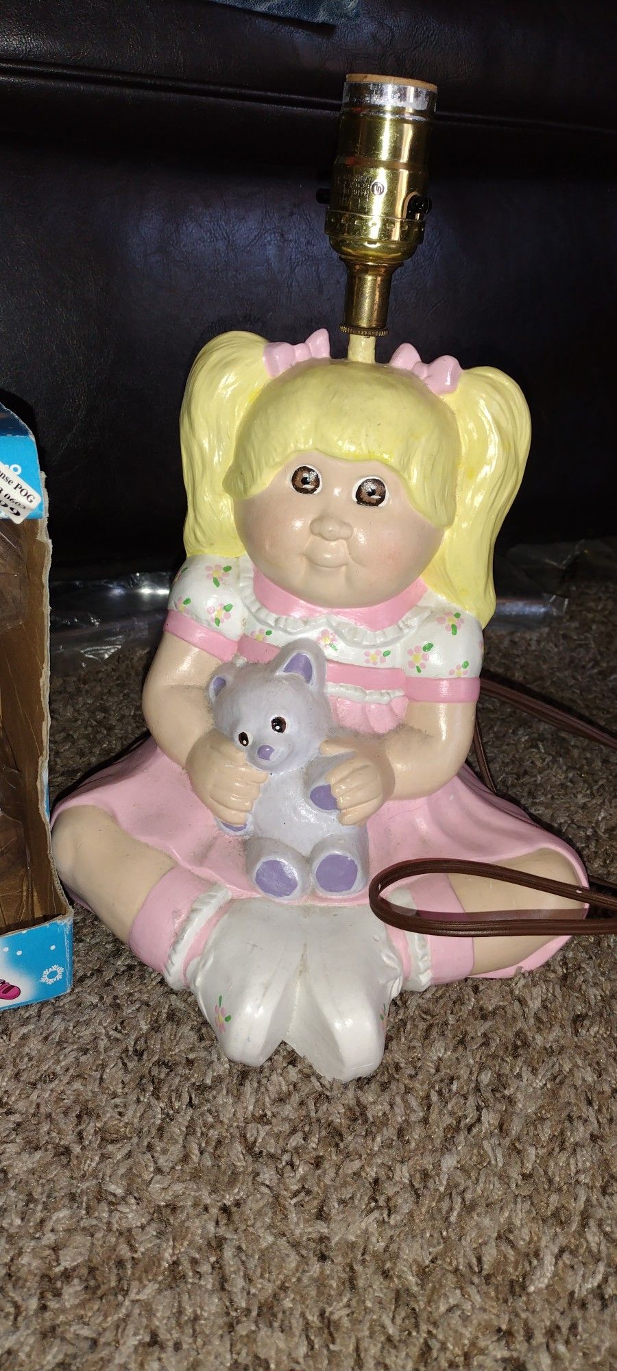 Vintage 80's Cabbage Patch Kids Lamps