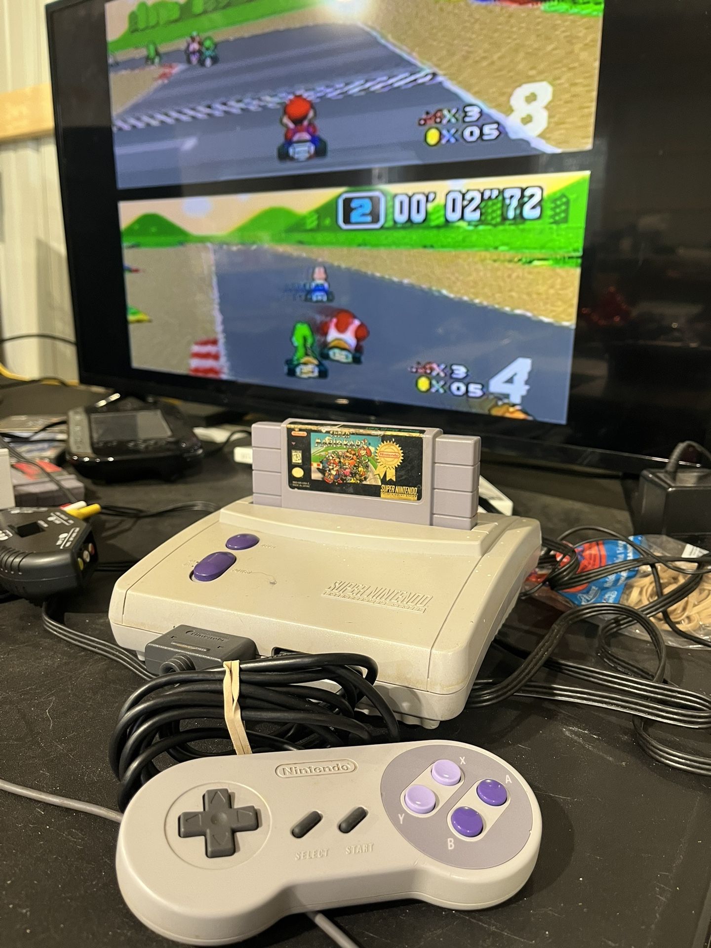 Super Nintendo & Mario Kart