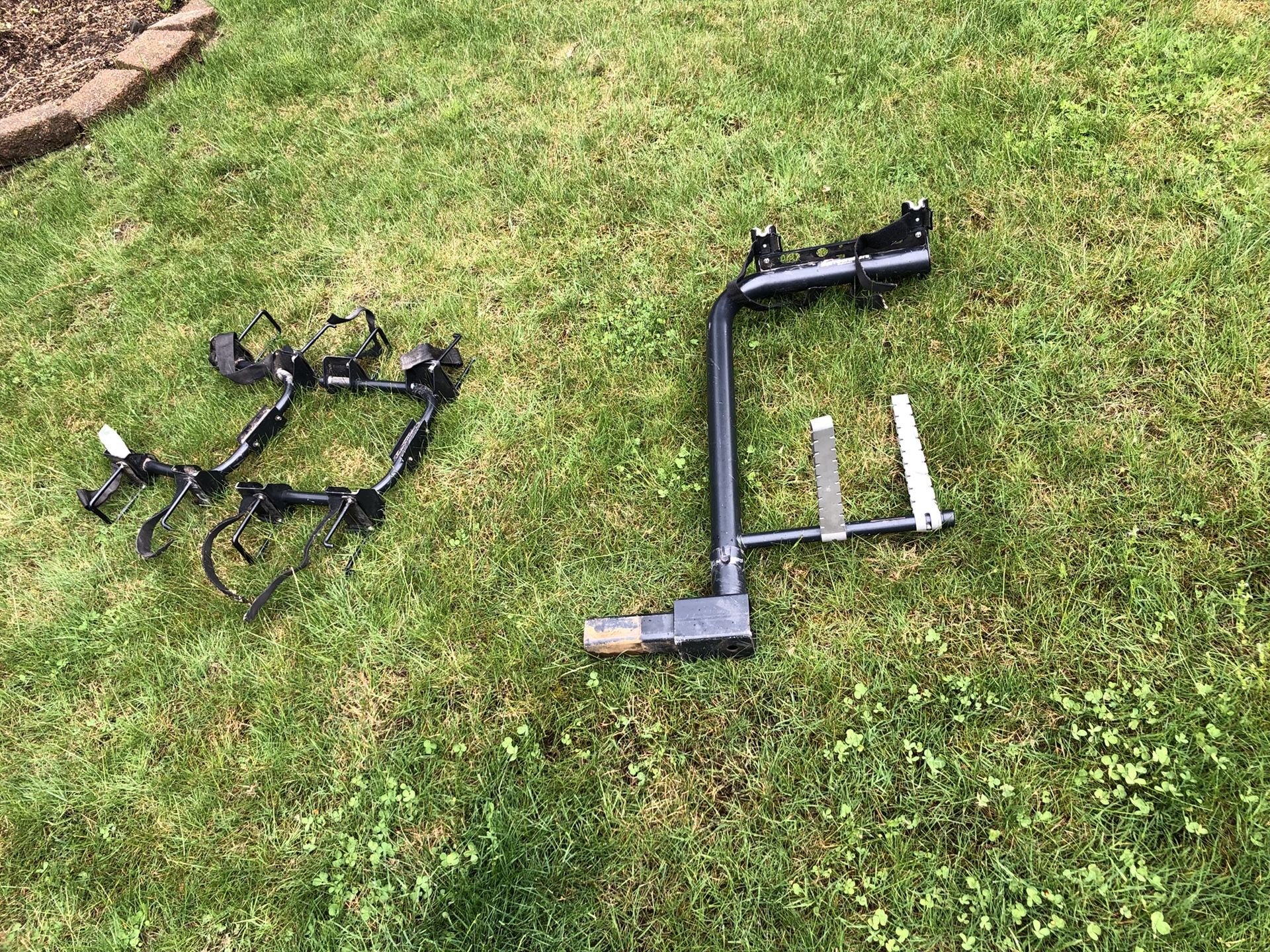 Barrecrafters trailer hitch bike rack and ski rack