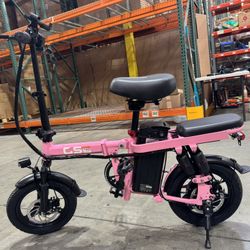 Electric folding bicycle