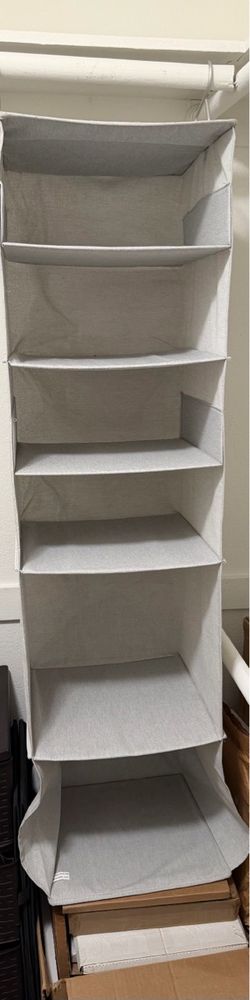 6-Shelf Hanging Closet Organizer