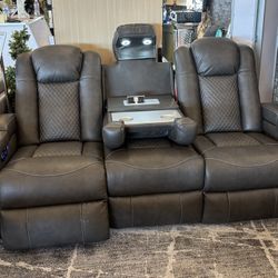 Power Recliner Sofa  