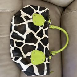 REDUCED!Larger Faux Giraffe Print Handbag.