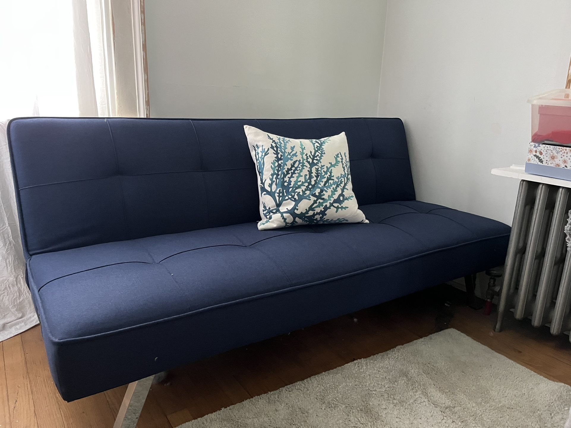 Serta Smart Sofa Performance Fabric Navy