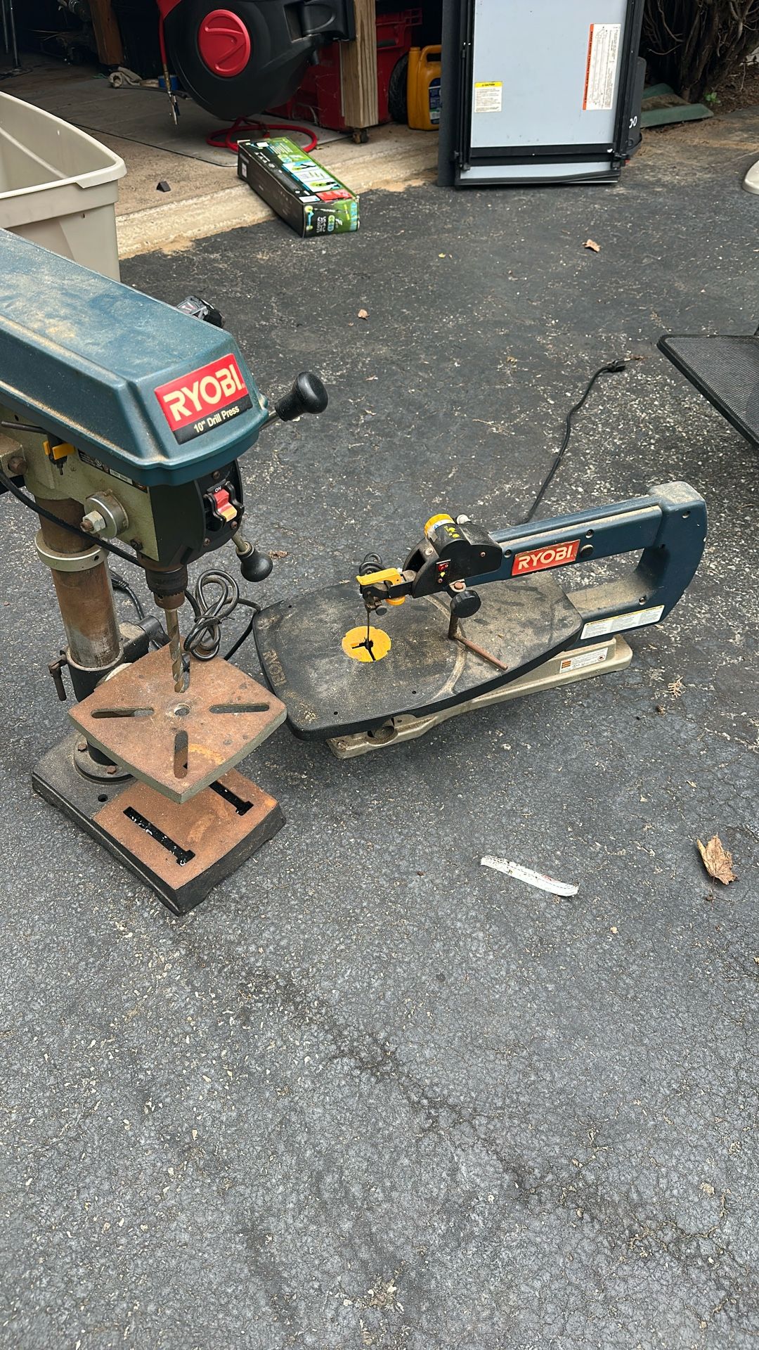 Ruining drill press And Scroll Saw