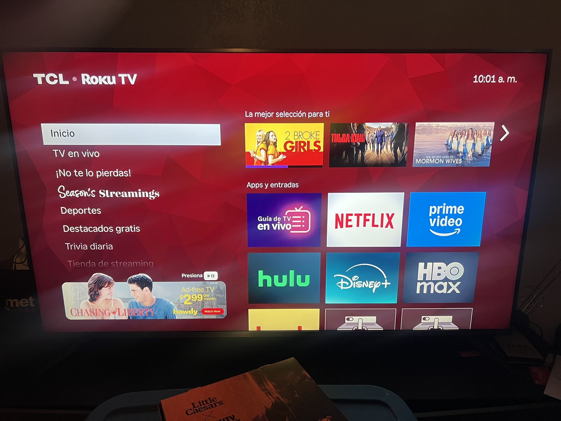 65” TCL Ultra HD ROKUSmart TV