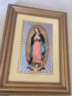 Our Lady of Guadalupe Framed 3D Relief Art