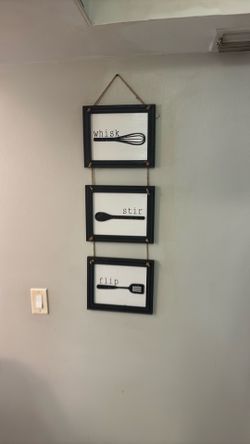 Whisk,stir,flip art sign