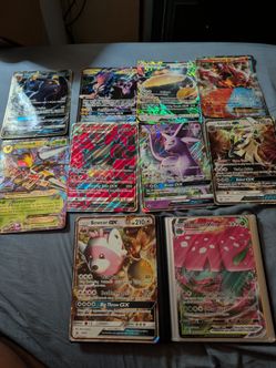 37 pokemon jumbo promo cards with a binder