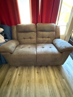 Good condition  Bought 5/2022 $400 OBO  Pick up only  Loveseat 68x36 Long sofa 90x36