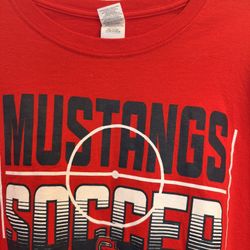 Adult Size 2XL St. Rita Mustangs Soccer T-shirt $10