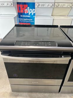 Amana Slide-In Electric Range Stainless Steel