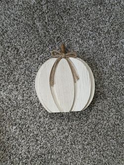 Small Wooden Pumpkin