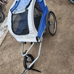 LARGE  PET STROLLER DOG PICYCLE VERY GOOD CONDITION 