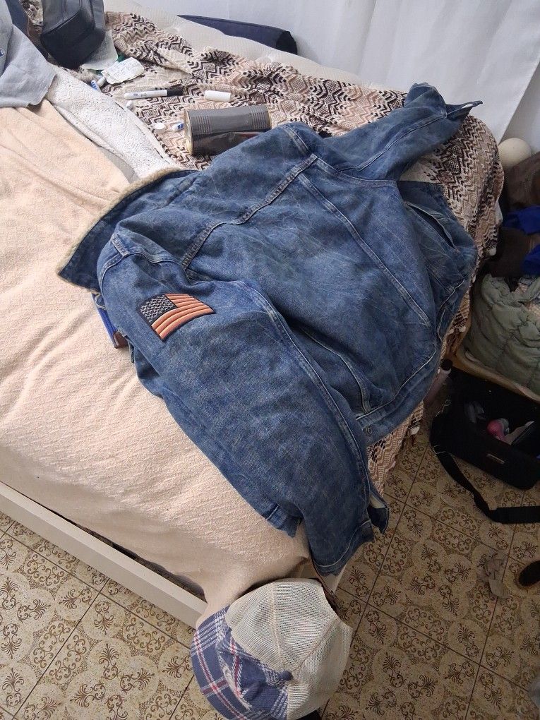 Polo Ralph Lauren Trucker Denim Sherpa