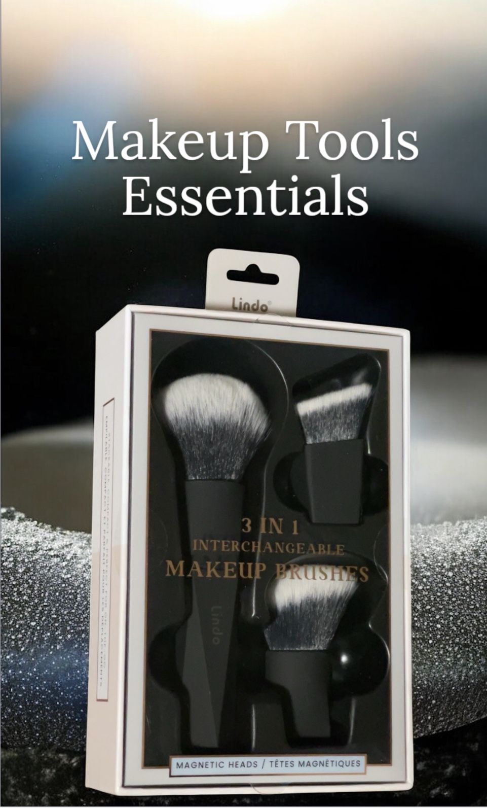 3 In 1 Makeup Brush
