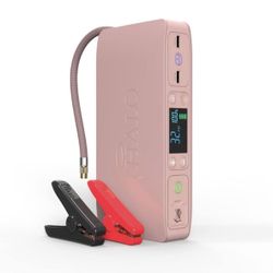 Halo Bolt Air 58830 mWh Portable Emergency Power Kit with Tire Pump, 4 Interchangeable Air Nozzles, Extra Accessory Kit, Car Jump Starter, and Car Cha