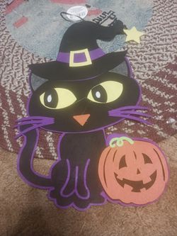 Two Halloween decor