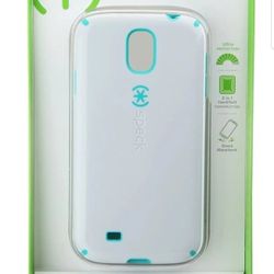 Speck Products CandyShell Samsung Galaxy S4 Case - White/Caribbean Blue