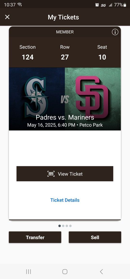 4 Padres Tickets For $65 Each