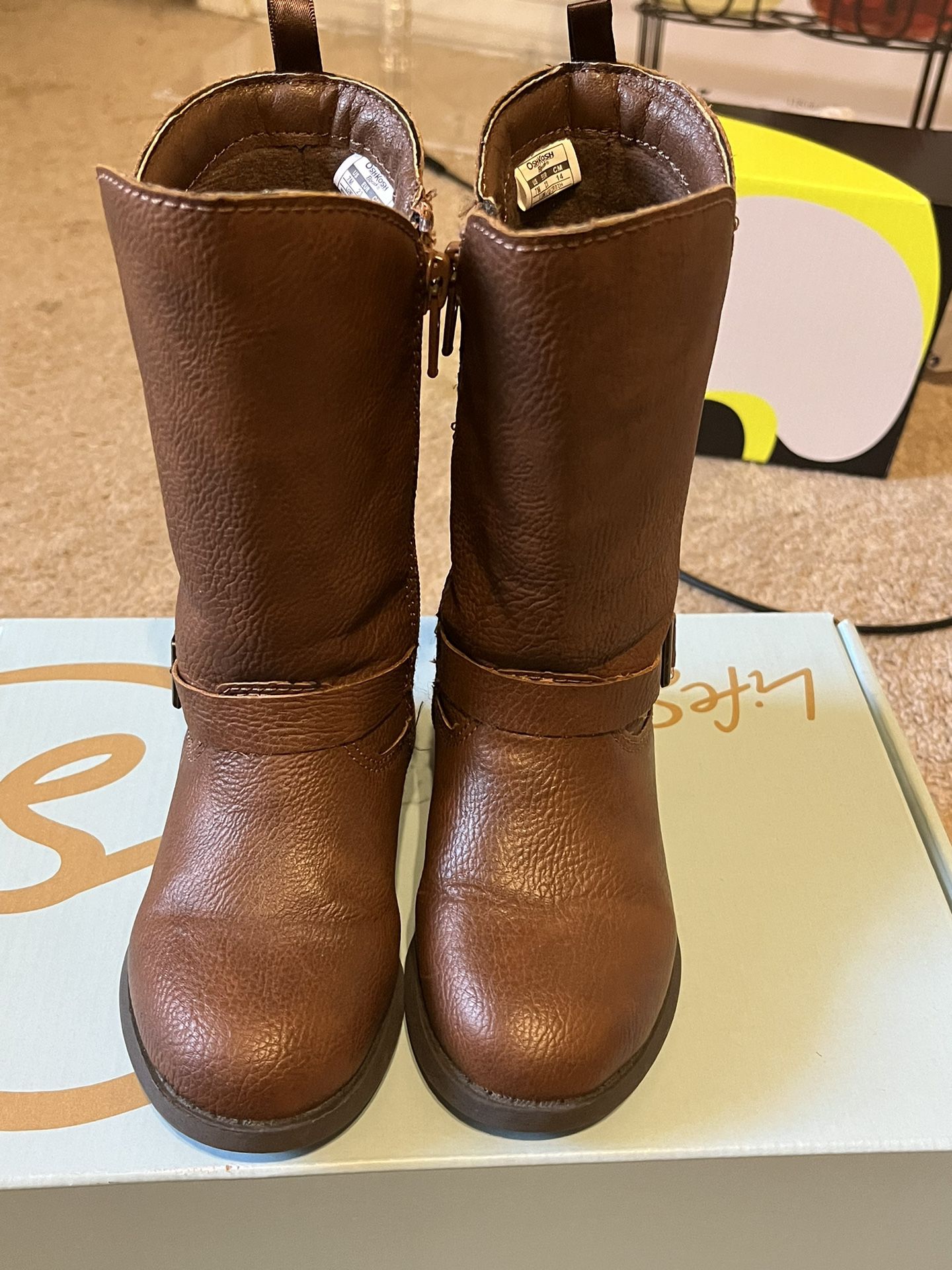  Brown Boots Size 7 Toddler 