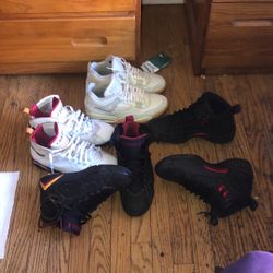 Jordan Retro 4 Pairs Different Sizes