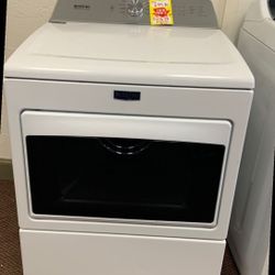 MAYTAG DRYER With warranty MEDB765FW 🌟