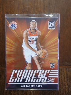 Basketball alexandre sarr rc card