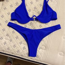 Large Royal Blue Zaful Bikini