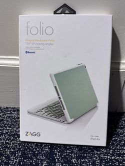 NIB ZAGG Folio Bluetooth Keyboard Case for iPad Air (Sage Green)