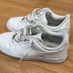 Nike Air Force 1 Low White Leather Sneakers Men’s US 8 