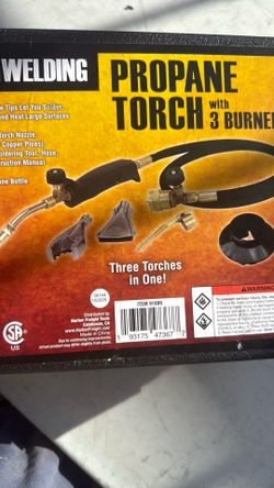 Torch with 3 burners