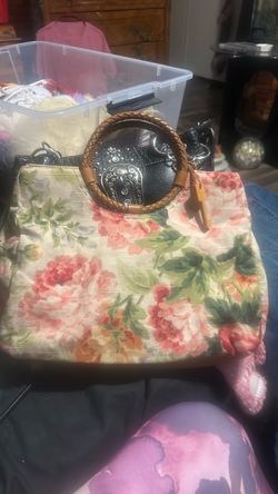 Flowered purse