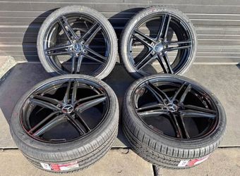 🌟20” MERCEDES BENZ WHEEL & TIRE PACKAGE E350 MAYBACH C350 S63 S550 S580 5x112