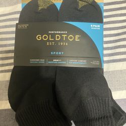 Goldtoe 6 Pair Black Socks MISB Brand New Authentic Cash Local Purchase Only!  