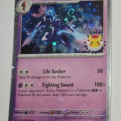 Pokémon ceruledge sealed promo fart swirl