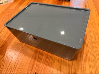 large IKEA Kuggis storage box with insert